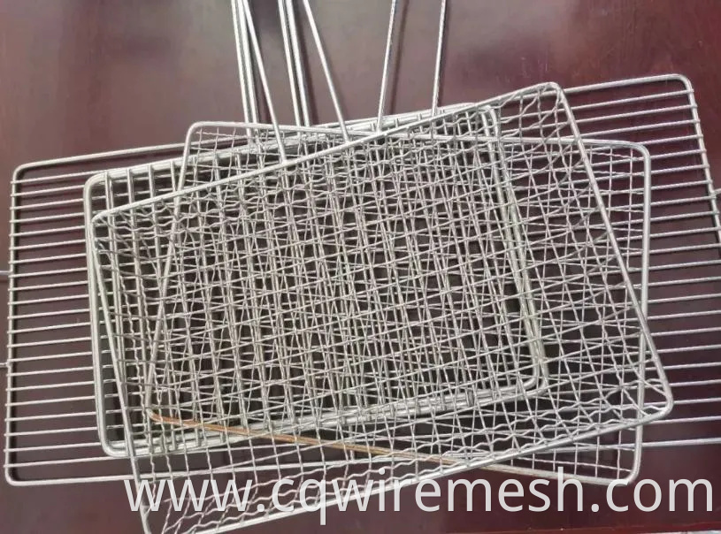 Superior High Quality Stainless Steel BBQ Grill Net Barbecue Grill Crimped Wire Mesh Netting